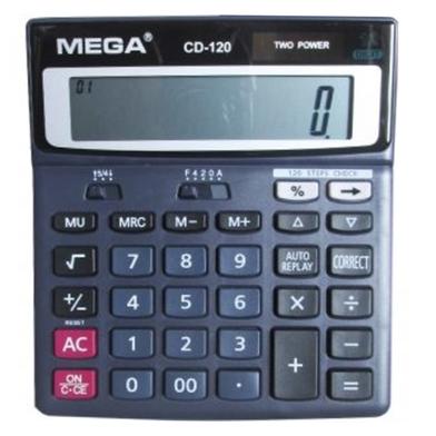 Mega Electronic Calculator 12 Digit - CD-120